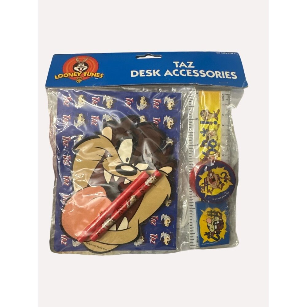 Looney Tunes Taz Desk Accessories Set By Stylus Trends‎ 1999